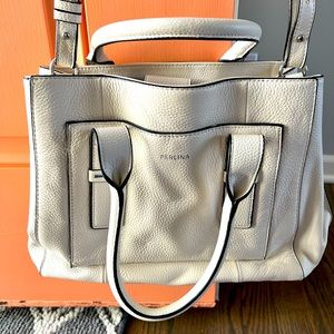 Perlina leather satchel
